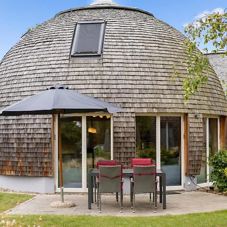 Prázdninový dům Kugelhaus Nordlichter - Skandinavischer Rueckzugsort In Runder Form Am Tollensesee